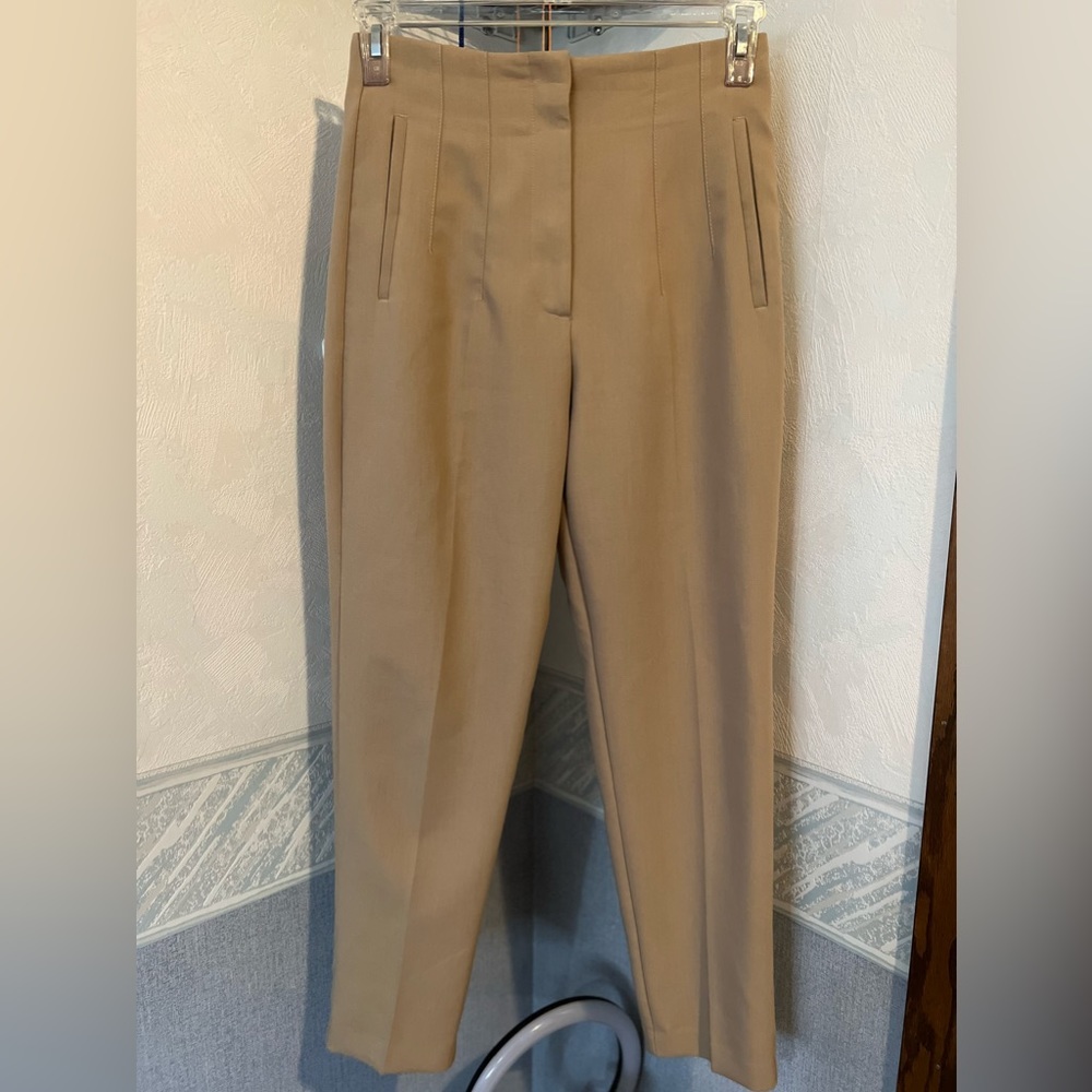 Beige trousers